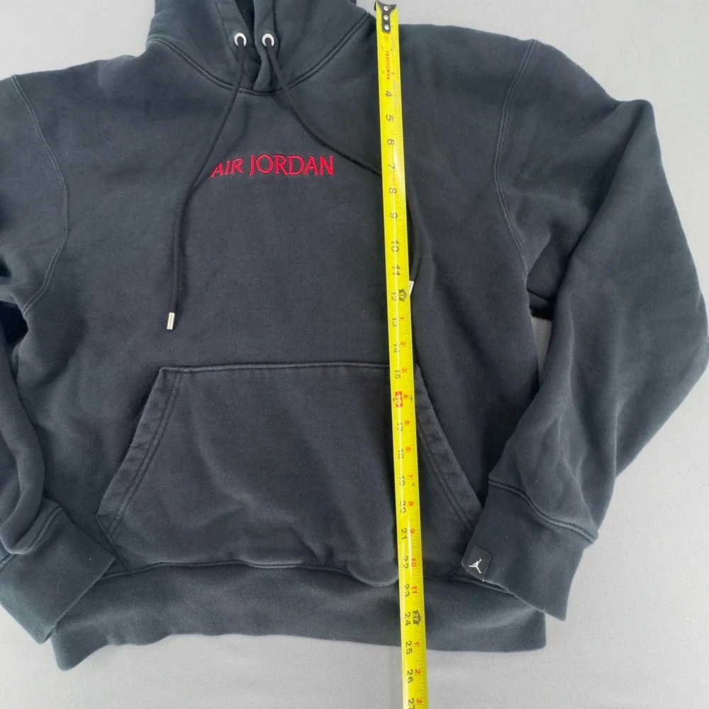 JNike Air Jordan Heavyweight 2.5lb French Terry Hoodie Mens Med Black DO6094-010